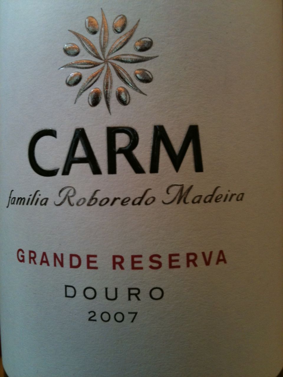 CARM Grande 3L O Vinho Douro Rot | DoMag 2013 | Reserva